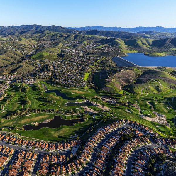 View above Wood Ranch in Simi Valley