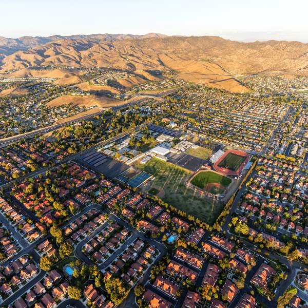 View of East Simi in Simi Valley